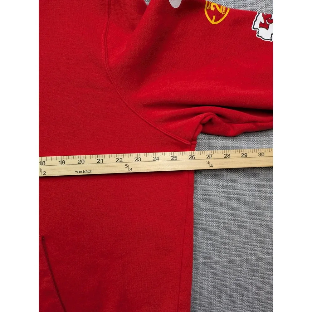 Kansas City Chiefs Hoodie Sweatshirt Mens XL Red NFL Football Nike Full Zip